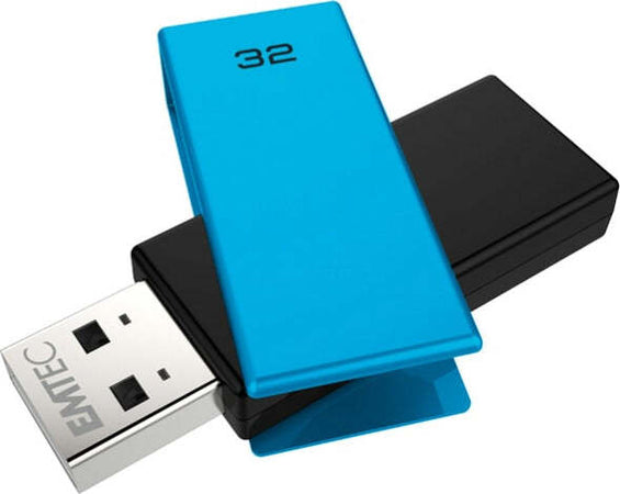 Emtec - Usb 2.0 - C350 - 32 GB - Blu Elettronica/Informatica/Dispositivi archiviazione dati/Dispositivi archiviazione dati esterni/PenDrive Eurocartuccia - Pavullo, Commerciovirtuoso.it