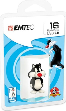 Emtec - USB 2.0 - L101 Sylvester 3D - 16 GB Elettronica/Informatica/Dispositivi archiviazione dati/Dispositivi archiviazione dati esterni/PenDrive Eurocartuccia - Pavullo, Commerciovirtuoso.it
