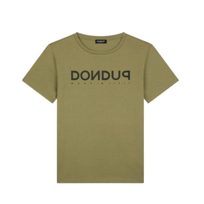 DONDUP t-shirt uomo dondup - t-shirt - verde militare da uomo