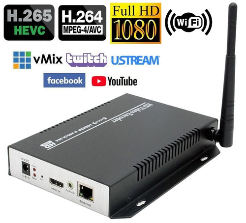 Encoder H.265 / H.264 FULL HD 1080p Wifi