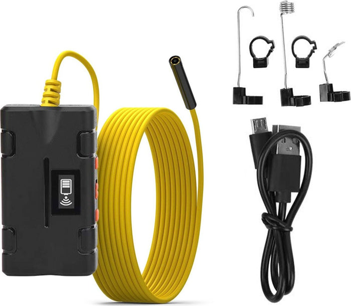 TELECAMERA ENDOSCOPICA 10 MT 6 LED CAVO SONDA FLESSIBILE USB 10 METRI - Foto 8