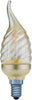 Energy-saving-bulb,-candle,-rotated-7-W-E14,-gold