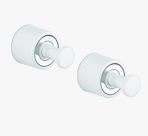 METAFORM - COPPIA DI APPENDIABITI "ENJOY A11" - COLORE BIANCO