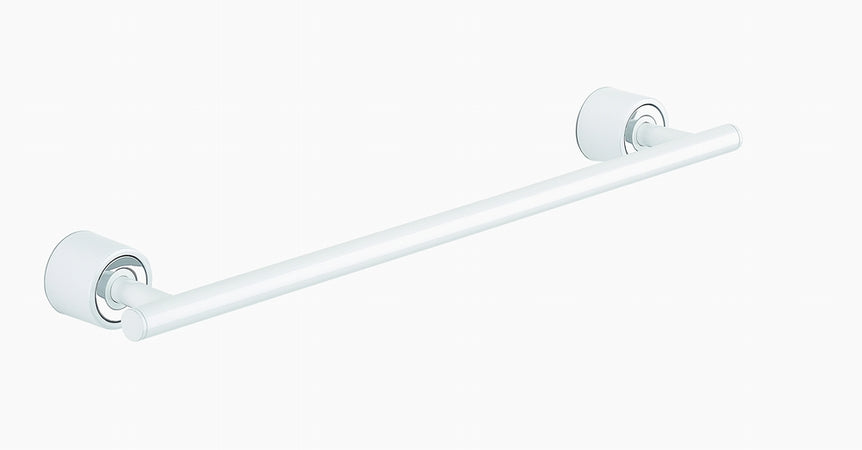 METAFORM - PORTA ASCIUGAMANI AD UN BINARIO "ENJOY A05" - COLORE BIANCO