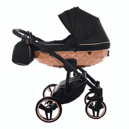 Trio Junama Diamond Mirror Satin V2 3 in 1 Tessuto Champagne