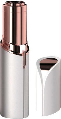 Epilatore-Depilatore-Rasoio-Donna-A-Forma-Di-Rossetto-A-Batteria-Con-Luce-Led