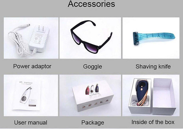 Epilatore Laser Luce Pulsata Depilazione Permanente Definitiva Depilazione D26 Salute e cura della persona/Rasatura epilazione e rimozione peli/Epilazione e rimozione peli/Epilatori a luce pulsata e accessori/Epilatori a luce pulsata Trade Shop italia - Napoli, Commerciovirtuoso.it