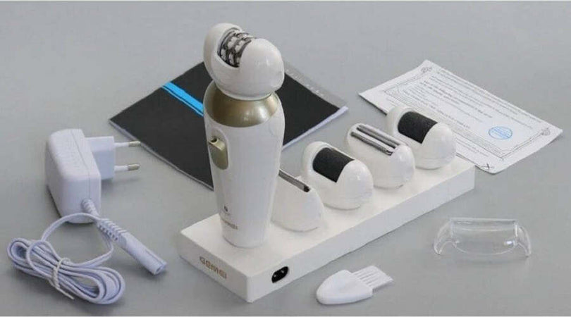 Epilatore-Professionale-Ricaricabile-Depilazione-Viso-Corpo-Donna-5in1-Gm-7005