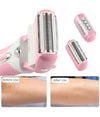 Epilatore Rasoio Elettrico Ricaricabile 3in1 Donna Corpo Pedicure Lima Gm-3052