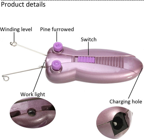 EPILAZIONE CON FILO ARABO ELETTRICO EPILATORE DEPILATORE VISO GAMBE INGUINE Salute e cura della persona/Rasatura epilazione e rimozione peli/Epilazione e rimozione peli/Epilatori e accessori/Epilatori Trade Shop italia - Napoli, Commerciovirtuoso.it