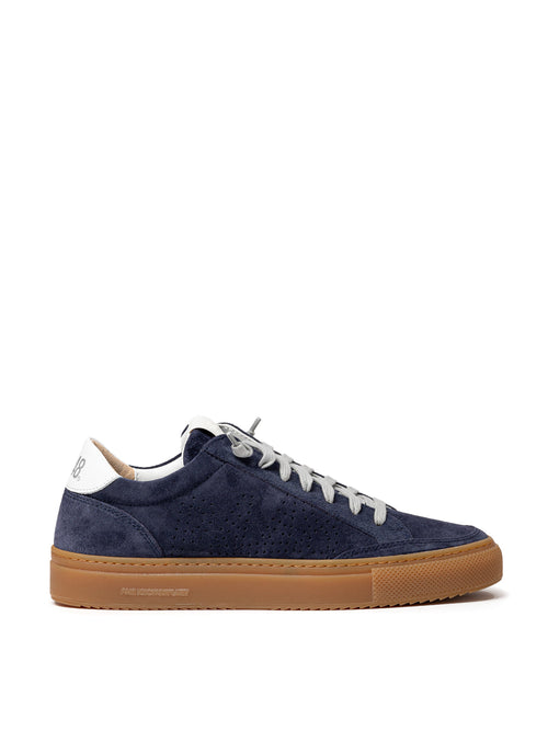 P448 Sneakers Soho-W blu Scamosciate da donna