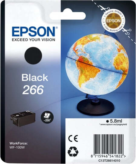 Epson - Cartuccia ink - 266 - Nero - C13T26614010 - 5 8ml Elettronica/Informatica/Stampanti e accessori/Accessori per stampanti a inchiostro e laser/Cartucce d'inchiostro Eurocartuccia - Pavullo, Commerciovirtuoso.it