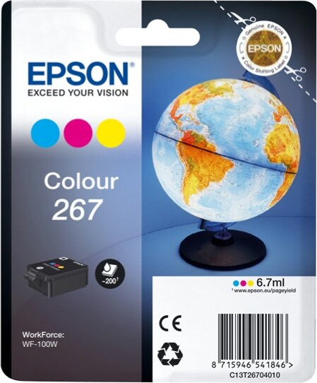 Epson - Cartuccia ink - 267 - C-M-Y - C13T26704010 - 6 7ml Elettronica/Informatica/Stampanti e accessori/Accessori per stampanti a inchiostro e laser/Cartucce d'inchiostro Eurocartuccia - Pavullo, Commerciovirtuoso.it