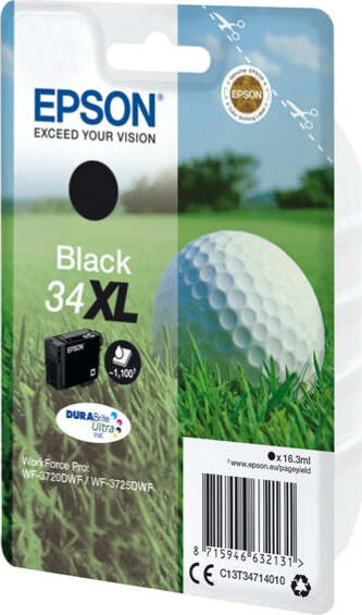 Epson - Cartuccia ink - 34XL - Nero - C13T34714010 - 16 3ml Elettronica/Informatica/Stampanti e accessori/Accessori per stampanti a inchiostro e laser/Cartucce d'inchiostro Eurocartuccia - Pavullo, Commerciovirtuoso.it