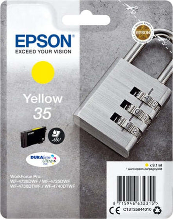 Epson - Cartuccia ink - 35 - Giallo - C13T35844010 - 9 1ml Elettronica/Informatica/Stampanti e accessori/Accessori per stampanti a inchiostro e laser/Cartucce d'inchiostro Eurocartuccia - Pavullo, Commerciovirtuoso.it