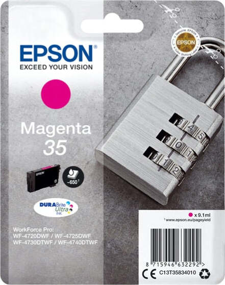 Epson - Cartuccia ink - 35 - Magenta - C13T35834010 - 9 1ml Elettronica/Informatica/Stampanti e accessori/Accessori per stampanti a inchiostro e laser/Cartucce d'inchiostro Eurocartuccia - Pavullo, Commerciovirtuoso.it