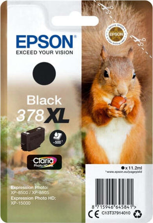 Epson - Cartuccia ink - 378XL - Nero - C13T37914010 - 11 2ml Elettronica/Informatica/Stampanti e accessori/Accessori per stampanti a inchiostro e laser/Cartucce d'inchiostro Eurocartuccia - Pavullo, Commerciovirtuoso.it