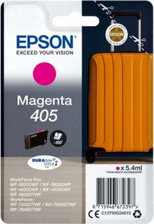 Epson - Cartuccia ink - 405 - Magenta - C13T05G34010 - 300 pag Elettronica/Informatica/Stampanti e accessori/Accessori per stampanti a inchiostro e laser/Cartucce d'inchiostro Eurocartuccia - Pavullo, Commerciovirtuoso.it