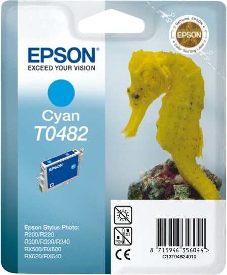Epson - Cartuccia ink - Ciano - T0482 - C13T04824010 - 13ml Elettronica/Informatica/Stampanti e accessori/Accessori per stampanti a inchiostro e laser/Cartucce d'inchiostro Eurocartuccia - Pavullo, Commerciovirtuoso.it