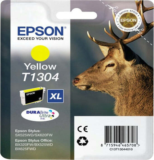 Epson - Cartuccia ink - Giallo - T1304 - C13T13044012 - 10 1ml Elettronica/Informatica/Stampanti e accessori/Accessori per stampanti a inchiostro e laser/Cartucce d'inchiostro Eurocartuccia - Pavullo, Commerciovirtuoso.it