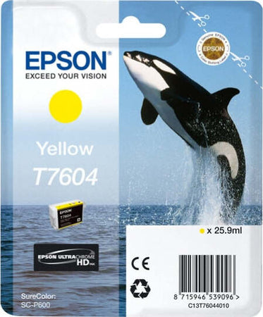 Epson - Cartuccia ink - Giallo - T7604 - C13T76044010 - 25 9ml Elettronica/Informatica/Stampanti e accessori/Accessori per stampanti a inchiostro e laser/Cartucce d'inchiostro Eurocartuccia - Pavullo, Commerciovirtuoso.it