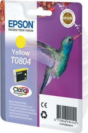 Epson - Cartuccia ink - Giallo Photo - T0804 - C13T08044011 - 7 4ml Elettronica/Informatica/Stampanti e accessori/Accessori per stampanti a inchiostro e laser/Cartucce d'inchiostro Eurocartuccia - Pavullo, Commerciovirtuoso.it
