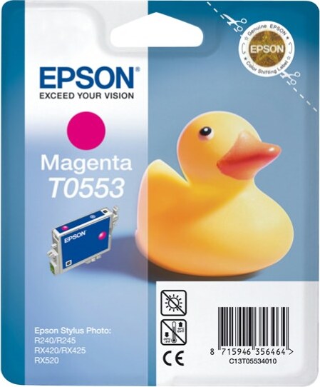 Epson - Cartuccia ink - Magenta - T0553 - C13T05534010 - 8ml Elettronica/Informatica/Stampanti e accessori/Accessori per stampanti a inchiostro e laser/Cartucce d'inchiostro Eurocartuccia - Pavullo, Commerciovirtuoso.it