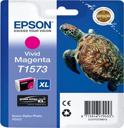 Epson - Cartuccia ink - Magenta - T1573 - C13T15734010 - 25 9ml Elettronica/Informatica/Stampanti e accessori/Accessori per stampanti a inchiostro e laser/Cartucce d'inchiostro Eurocartuccia - Pavullo, Commerciovirtuoso.it