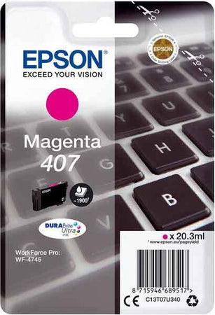 Epson - Cartuccia Ink - Magenta - T9452 XL - C13T07U340 - 38 1 ml Elettronica/Informatica/Stampanti e accessori/Accessori per stampanti a inchiostro e laser/Cartucce d'inchiostro Eurocartuccia - Pavullo, Commerciovirtuoso.it