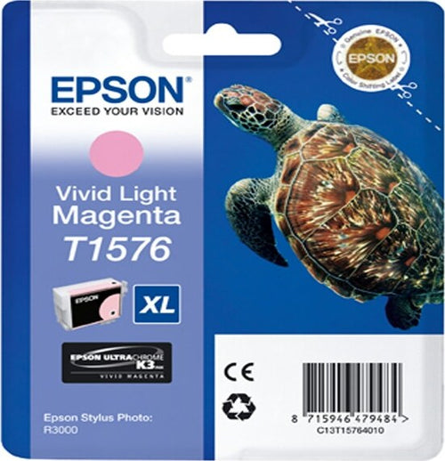 Epson - Cartuccia ink - Magenta chiaro - T1576 - C13T15764010 - 25 9ml Elettronica/Informatica/Stampanti e accessori/Accessori per stampanti a inchiostro e laser/Cartucce d'inchiostro Eurocartuccia - Pavullo, Commerciovirtuoso.it