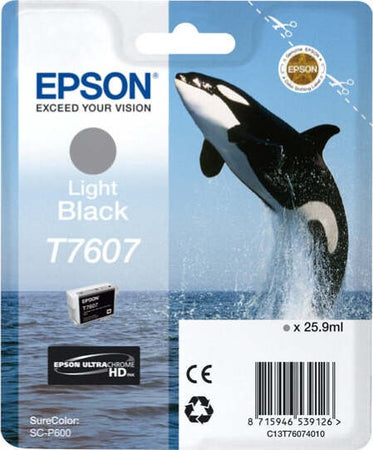 Epson - Cartuccia ink - Nero chiaro - T7607 - C13T76074010 - 25 9ml Elettronica/Informatica/Stampanti e accessori/Accessori per stampanti a inchiostro e laser/Cartucce d'inchiostro Eurocartuccia - Pavullo, Commerciovirtuoso.it