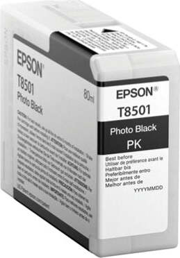 Epson - Cartuccia ink - Nero Photo - T8501 - C13T850100 - 80ml Elettronica/Informatica/Stampanti e accessori/Accessori per stampanti a inchiostro e laser/Cartucce d'inchiostro Eurocartuccia - Pavullo, Commerciovirtuoso.it