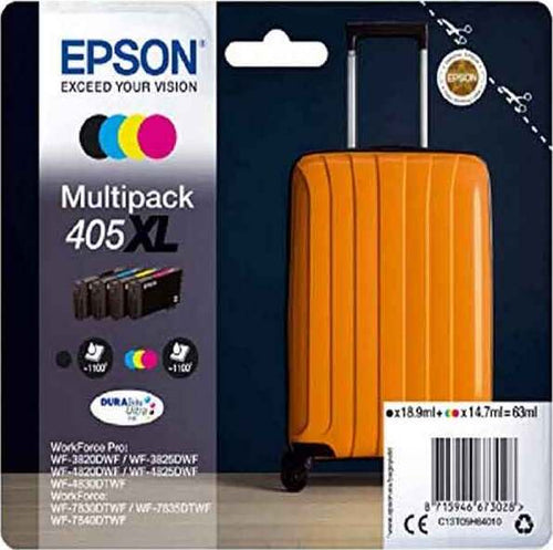 Epson - Multipack cartucce ink - 405XL - C-M-Y-K - 1.100 pag cad. Elettronica/Informatica/Stampanti e accessori/Accessori per stampanti a inchiostro e laser/Cartucce d'inchiostro Eurocartuccia - Pavullo, Commerciovirtuoso.it