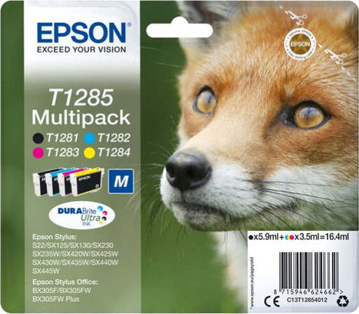 Epson - Multipack Cartuccia ink - C-M-Y-K - T1285 - C13T12854012 - C-M-Y 3 5ml cad - K 5 9ml Elettronica/Informatica/Stampanti e accessori/Accessori per stampanti a inchiostro e laser/Cartucce d'inchiostro Eurocartuccia - Pavullo, Commerciovirtuoso.it