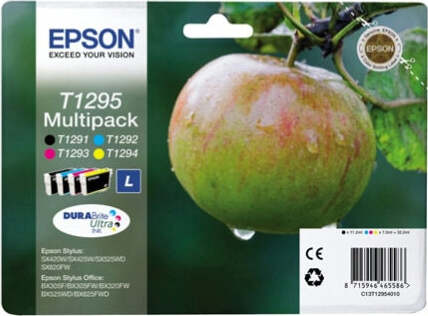 Epson - Multipack Cartuccia ink - C-M-Y-K - T1295 - C13T12954012 - C-M-Y 11 2ml - K 7ml Elettronica/Informatica/Stampanti e accessori/Accessori per stampanti a inchiostro e laser/Cartucce d'inchiostro Eurocartuccia - Pavullo, Commerciovirtuoso.it