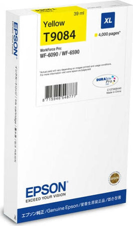 Epson - Tanica - Giallo - T9084 - C13T908440 - 39ml Elettronica/Informatica/Stampanti e accessori/Accessori per stampanti a inchiostro e laser/Cartucce d'inchiostro Eurocartuccia - Pavullo, Commerciovirtuoso.it