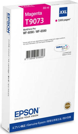 Epson - Tanica - Magenta - T9073 - C13T907340 - 69ml Elettronica/Informatica/Stampanti e accessori/Accessori per stampanti a inchiostro e laser/Cartucce d'inchiostro Eurocartuccia - Pavullo, Commerciovirtuoso.it