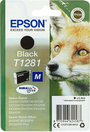 ‎Epson-Volpe-Serie-T1281Cartuccia-colore-Nero-DURABrite-UltraINK