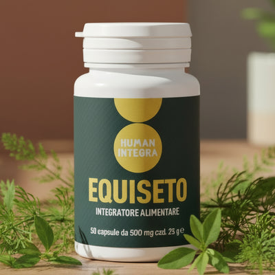 Drenante per Unghie, Capelli, Ossa Equiseto  integratore per Tono del Tessuto Connettivo 50 Capsule