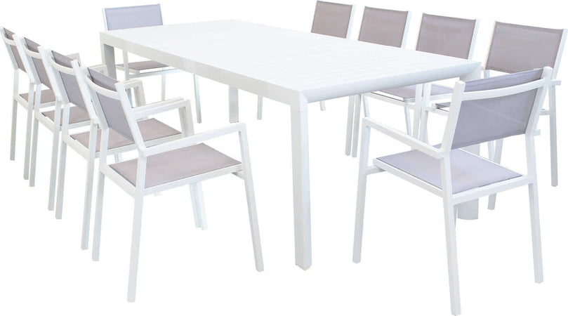 EQUITATUS---set-tavolo-in-alluminio-cm-180/240x100x75-h-con-10-sedute-Bianco-Milani-Home