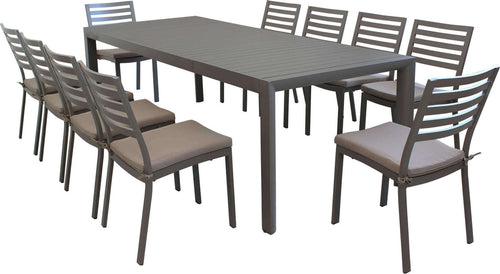 EQUITATUS---set-tavolo-in-alluminio-cm-180/240x100x75-h-con-10-sedute-Taupe-Milani-Home