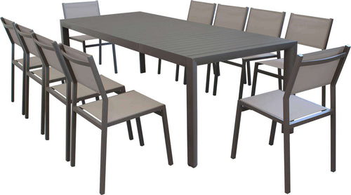 EQUITATUS---set-tavolo-in-alluminio-cm-180/240x100x75-h-con-10-sedute-Taupe-Milani-Home