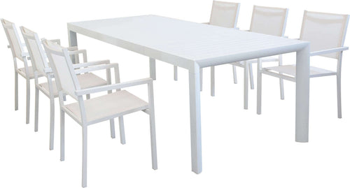 EQUITATUS---set-tavolo-in-alluminio-cm-180/240x100x75-h-con-6-sedute-Bianco-Milani-Home
