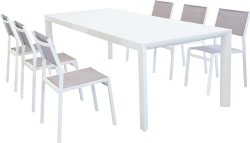 EQUITATUS---set-tavolo-in-alluminio-cm-180/240x100x75-h-con-6-sedute-Bianco-Milani-Home