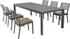 EQUITATUS---set-tavolo-in-alluminio-cm-180/240x100x75-h-con-6-sedute-Taupe-Milani-Home