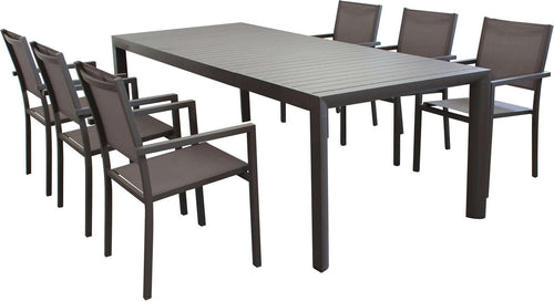 EQUITATUS---set-tavolo-in-alluminio-cm-180/240x100x75-h-con-6-sedute-Taupe-Milani-Home