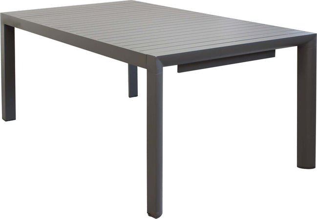 EQUITATUS---set-tavolo-in-alluminio-cm-180/240x100x75-h-con-6-sedute-Taupe-Milani-Home