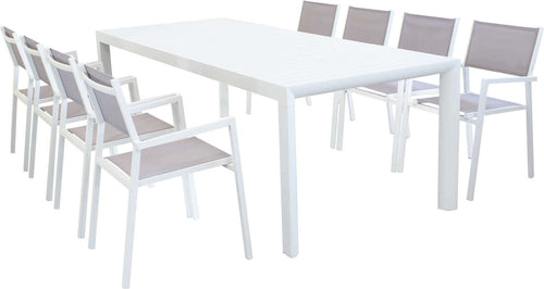 EQUITATUS---set-tavolo-in-alluminio-cm-180/240x100x75-h-con-8-sedute-Bianco-Milani-Home