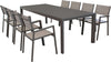 EQUITATUS---set-tavolo-in-alluminio-cm-180/240x100x75-h-con-8-sedute-Taupe-Milani-Home
