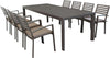 EQUITATUS---set-tavolo-in-alluminio-cm-180/240x100x75-h-con-8-sedute-Taupe-Milani-Home
